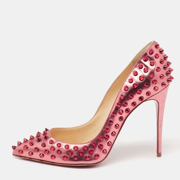 Louboutin Baila Spike Pink 美品 ルブタン サンダル スパイク Louboutin Baila Spike Pink 美品 ルブタン サンダル スパイク
